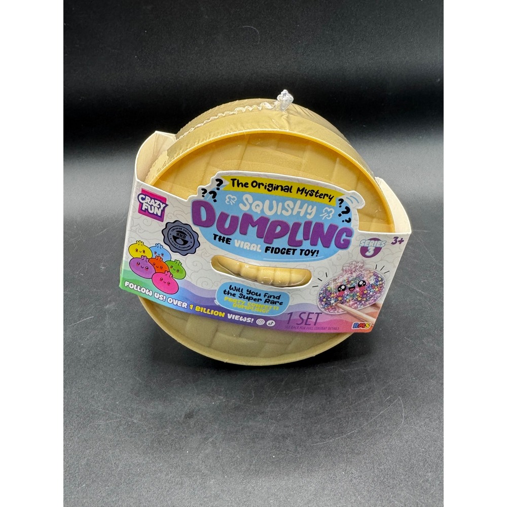 Crazy Fun Original Mystery Squishy Dumpling Series 3 Fidget Toy New Sealed